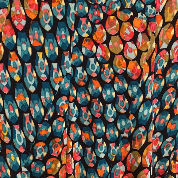 Multi-color patterned dress by Gabby Skye. Size 12. - Picture 3 of 4